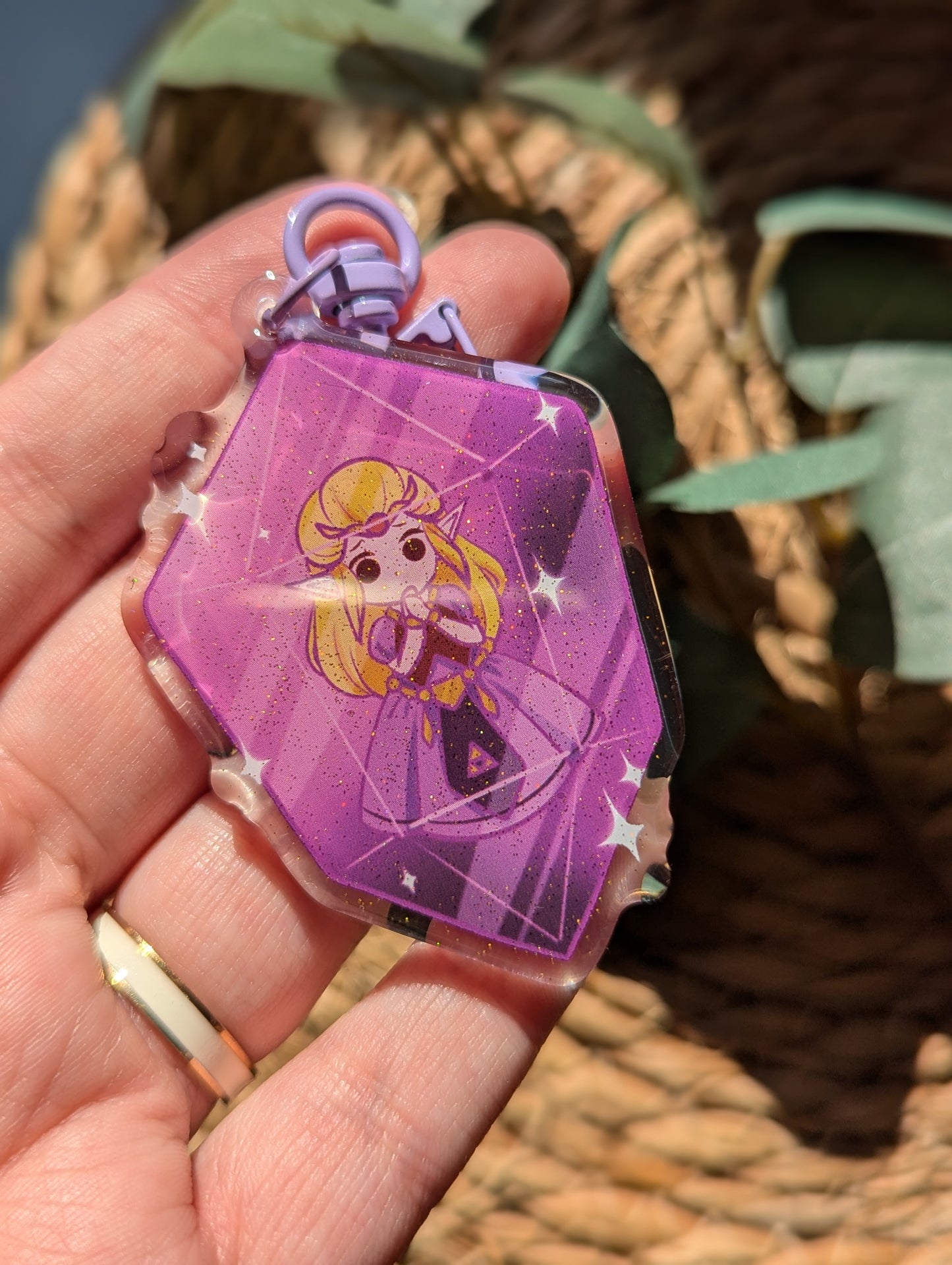Keychain - Zelda Cristal Violet