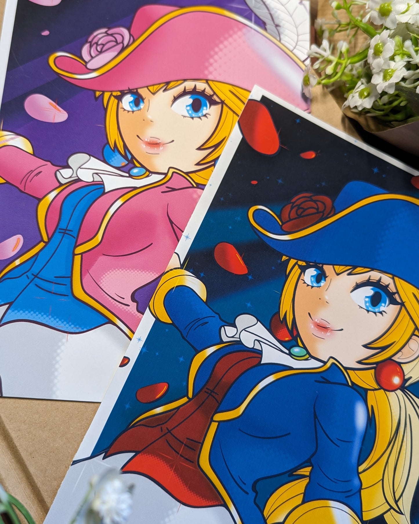 Print - Peach Mousquetaire