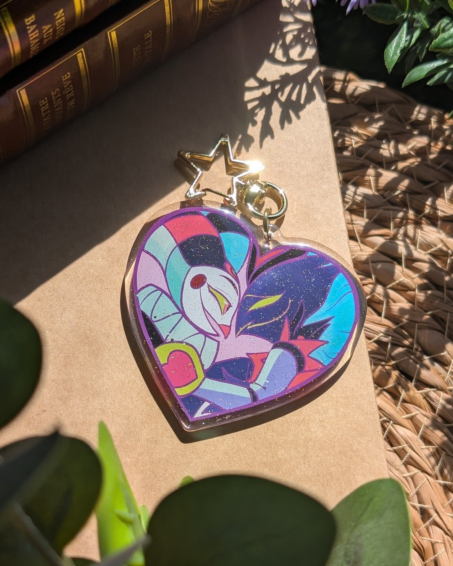 Keychain - helluva boss - Fizz & Asmodeus