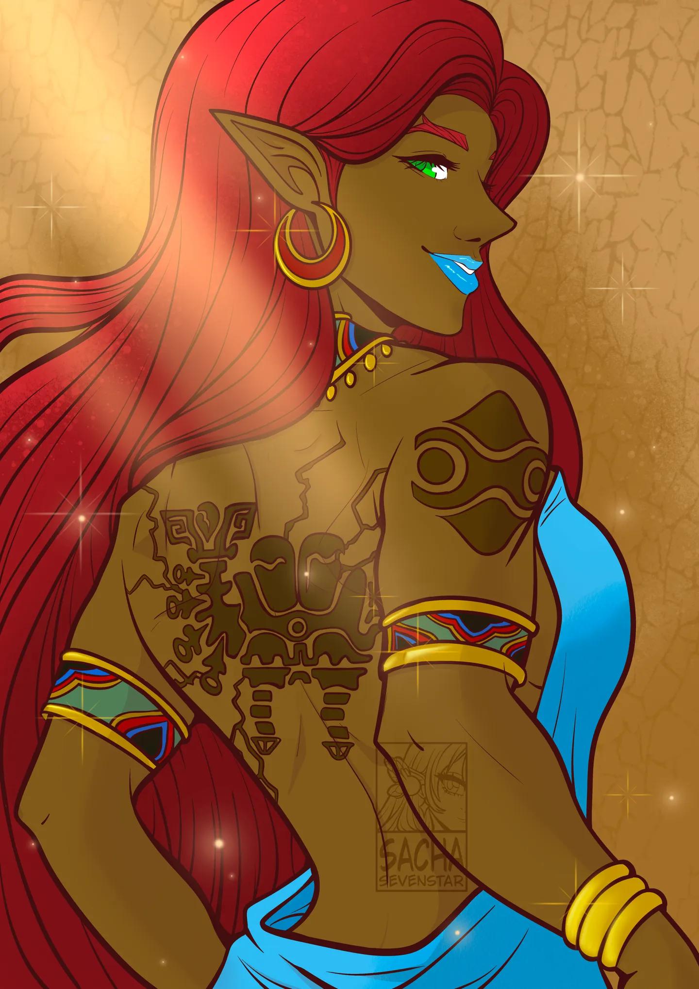 Print - Urbosa Tatoo