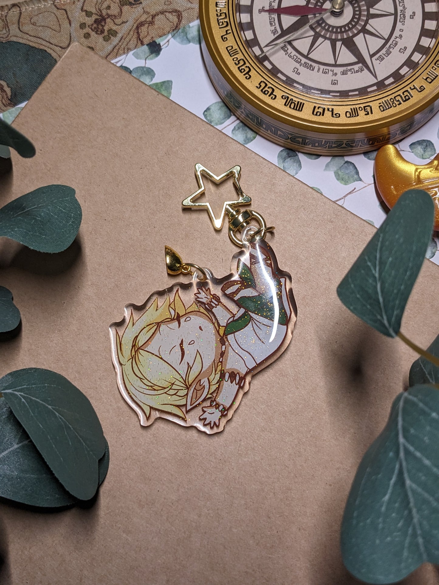 Keychain - Link & Zelda end game