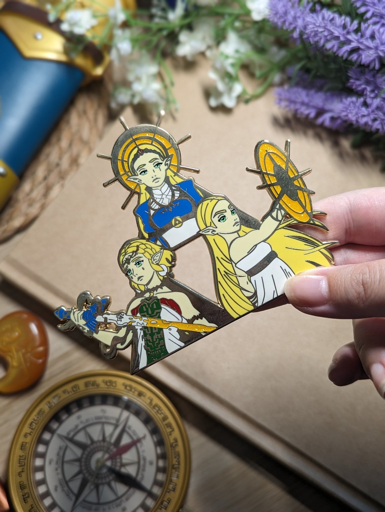 Triple Zelda Pin