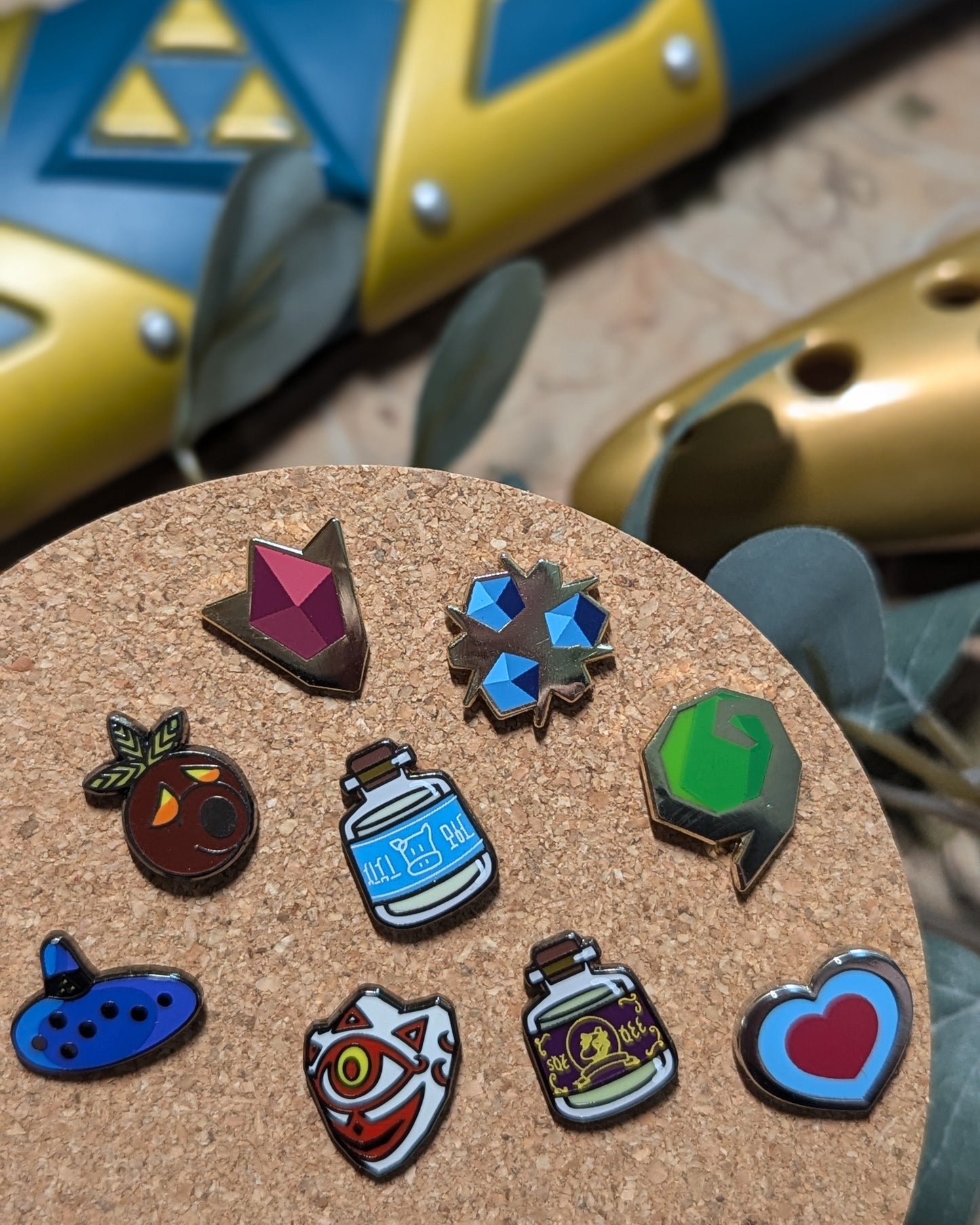 Pin's Métal - mini pin's ocarina & majora's