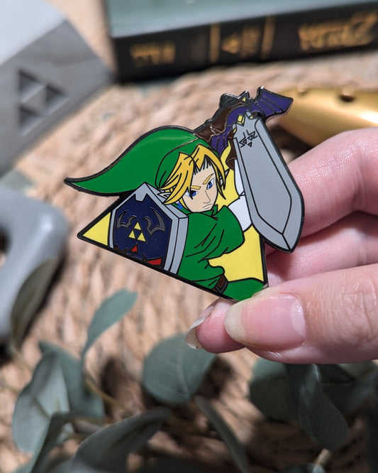 Metal Pin - Link Adult Ocarina of time