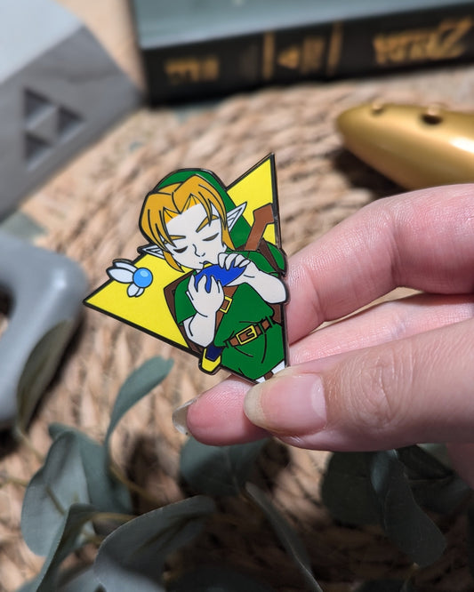 Metal Pin - Child Link - Oarina of time