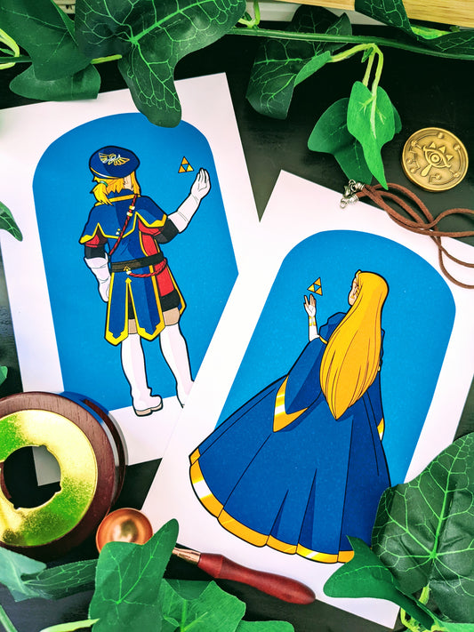 Print Link et Zelda ~ Tenu Royale