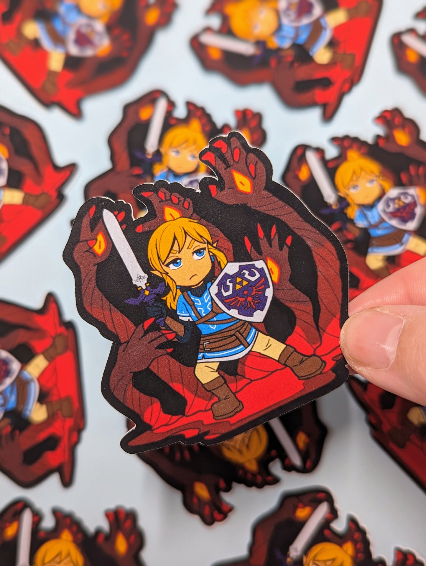 Stickers Link evil hand ~ Tears of the kingdom