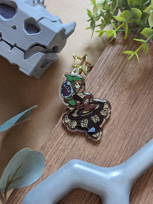 Link Spinner key ring