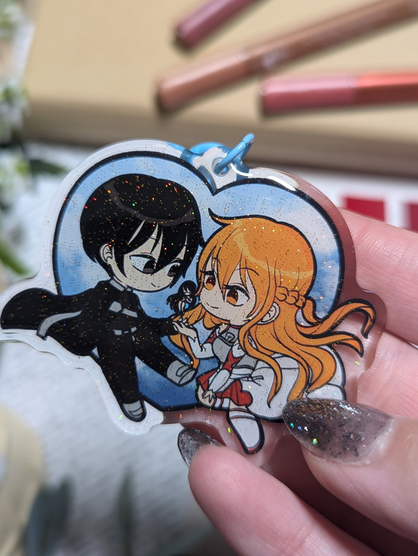 Keychain - Kirito & Asuna