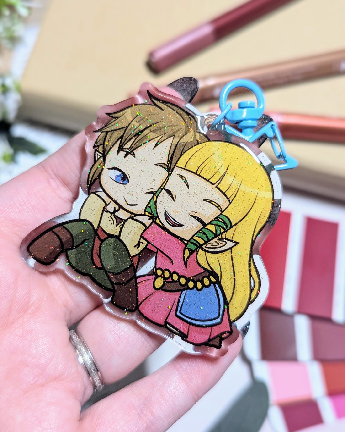 Keychain - Link & Zelda