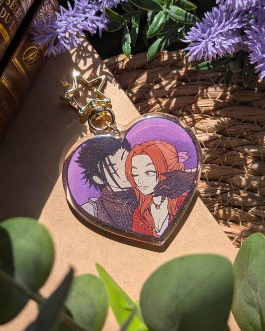 Keychain - ff7 - Zack And Aerith