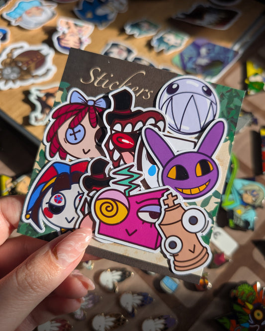 stickers Pack - Digital Circus