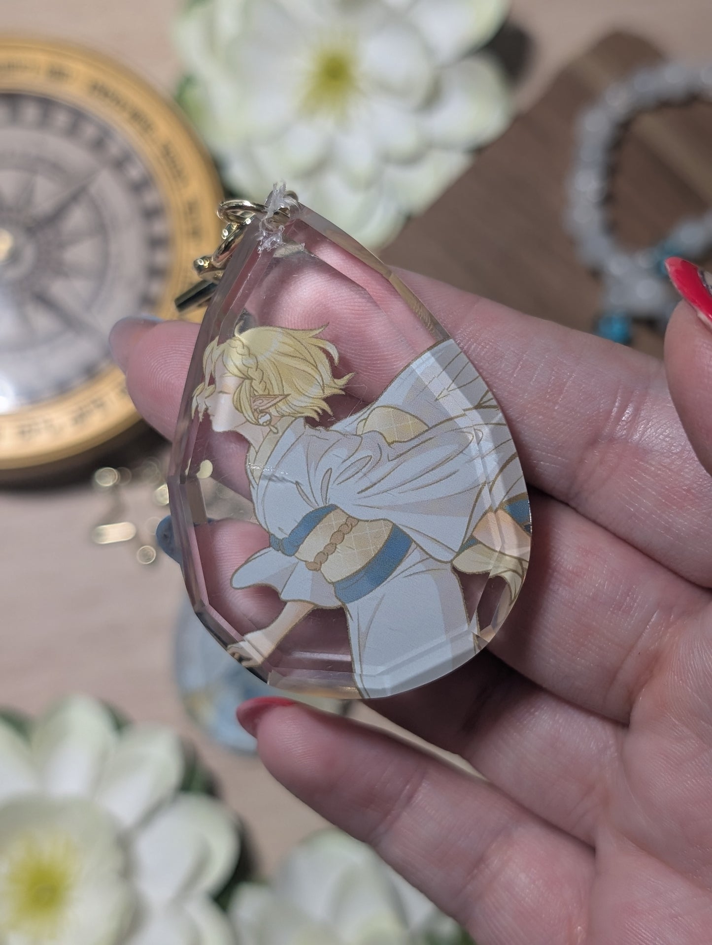 Keychain -  Link & Zelda  Old heroes