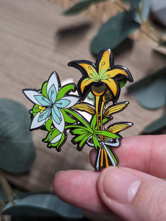 Pin's Fleurs Sonia & Zelda