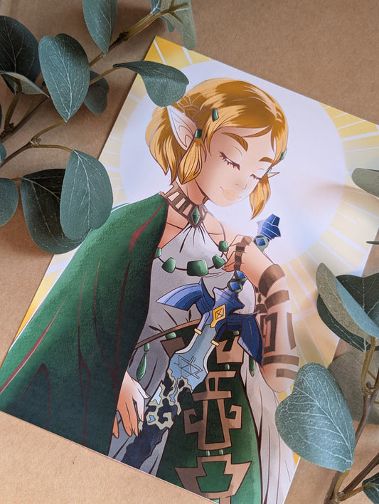 Print - Zelda tenue artbook