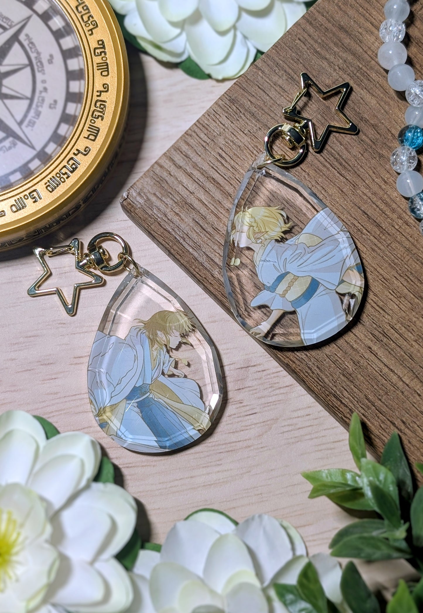 Keychain -  Link & Zelda  Old heroes